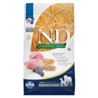 N&D Ancestral Grain Dog Adult Medium/Maxi Lamb&Blueberry 2,5kg