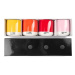 PANTONE Latte termo hrnek set 4ks - Yellow, Red, Orange, Light Pink