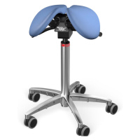 Sedlová židle Salli MultiAdjuster Barva čalounění: Kůže - modrá riflová #77237, Konstrukce: chro