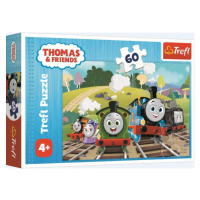 Trefl puzzle 60 dílků - Tom na výletě / Thomas and Friends