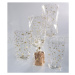 Celofánové sáčky se zlatým vánočním potiskem - 95 × 160 mm, 10 kusů