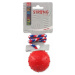 Hračka Dog Fantasy míč gumový s provazem mix barev 6x30cm