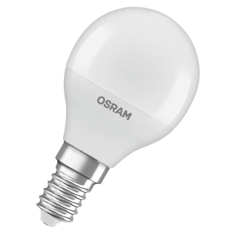 OSRAM OSRAM LED Classic Star, kapka, matná, E14, 3,3 W, 2 700 K