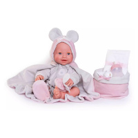 Antonio Juan 50392  MIA - mrkací a čůrající realistická panenka miminko s celovinylovým tělem - 