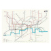 Mapa na zeď - Londýn, A3