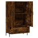 vidaXL Skříň highboard kouřový dub 69,5 x 31 x 115 cm kompozitní dřevo