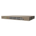 Tenda TEF1126P-24-410W - PoE AT Switch 370Watt, 24xRJ45 10/100 Mbps PoE, 2x Gigabit Uplink RJ45/