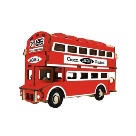 Woodcraft Dřevěné 3D puzzle Doubledecker