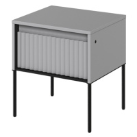 Noční stolek TREND TR-10 šedá/černá