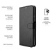 Flipové pouzdro FIXED Opus pro Samsung Galaxy S24 Ultra, černá