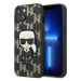 Kryt Karl Lagerfeld iPhone 13 6,1" hardcase black Monogram Ikonik Patch (KLHCP13MPMNIKBK)