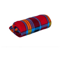 JAHU 85744 Deka fleece - kostka multicolor2, 150 x 200 cm