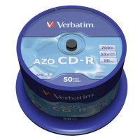 VERBATIM CD-R(50 ks)Spindle/Crystal/DLP/52x/700MB