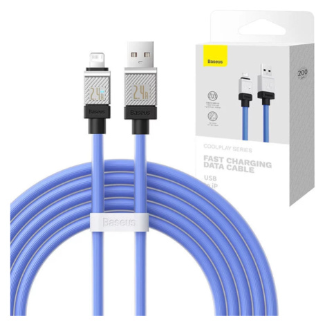 Kabel Fast Charging cable Baseus USB-A to Lightning CoolPlay Series 2m, 2.4A, blue (693217262678