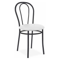 Židle TULIPÁN black V01 bílá