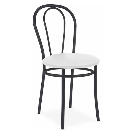 Židle TULIPÁN black V01 bílá BAUMAX
