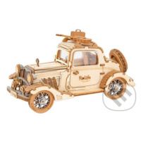 Historický automobil (3D dřevěné puzzle) - puzzle z kategorie 3D puzzle