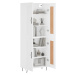 vidaXL Skříň highboard bílá 69,5 x 34 x 180 cm kompozitní dřevo