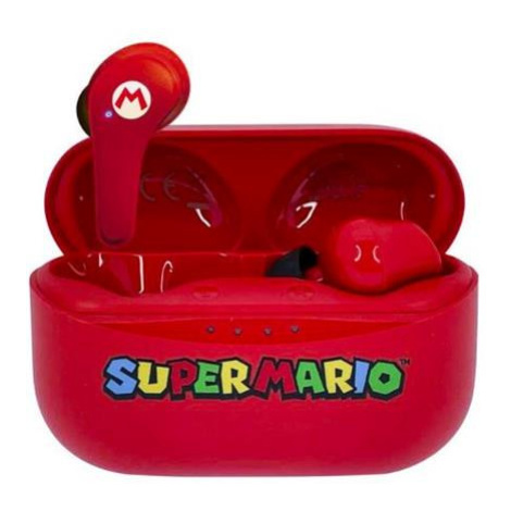 OTL dětská bezdrátová sluchátka s motivem Super Mario červená OTL Technologies