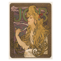 Obrazová reprodukce JOB, Alfons Mucha, 30 × 40 cm