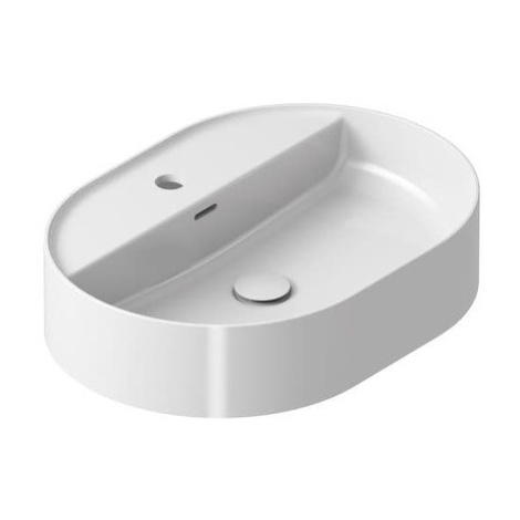 Ravak Ceramic Slim umyvadlo na desku 55x40 cm otvor pro baterii uprostřed XJX01155003