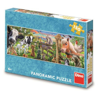 Dino Farma 150 panoramic Puzzle