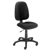 eurokraft basic Kancelářská otočná židle JUPITER, synchronní mechanika, barva potahu černá