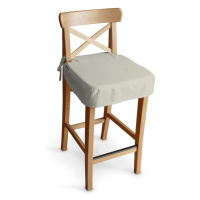 Dekoria Sedák na židli IKEA Ingolf - barová, světle šedá směs, barová židle Ingolf, Loneta, 133-