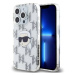 Karl Lagerfeld IML Electroplated Karl Head Zadní Kryt pro iPhone 15 Pro Transparent