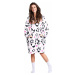 Cozy Noxxiez CH354 Panda - hřejivá mikinová deka s kapucí pro teenagery a dospělé