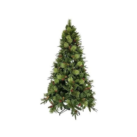 EUROLAMP Vánoční umělý stromek borovice se šiškami 180 cm