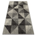 Dywany Lusczow Kusový koberec FEEL Triangle šedý