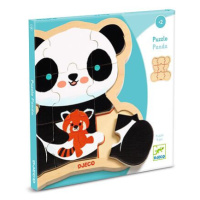 DJECO Reliéfní puzzle Panda