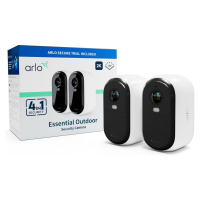Arlo Essential Gen.2 2K Outdoor Security Camera, 2 ks, bílá VMC3250-100EUS Bílá