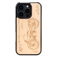 Dřevěné Pouzdro Bewood pro iPhone 16 Pro Harley Patent Aniegre