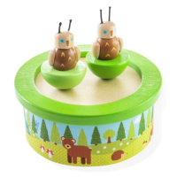 Bigjigs Toys Dřevěná hrací skříňka woodland