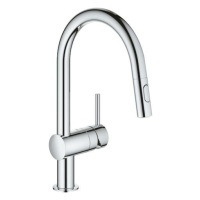 Dřezová baterie Grohe Minta s vytahovací sprškou chrom 32321002