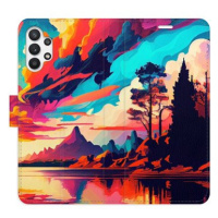 iSaprio flip pouzdro Colorful Mountains 02 pro Samsung Galaxy A32 5G