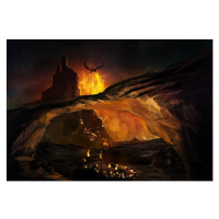 Ilustrace Fantasy landscape, breakermaximus, 40x26.7 cm