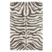 Šedý/béžový koberec 170x120 cm Striped Animal - Ragami