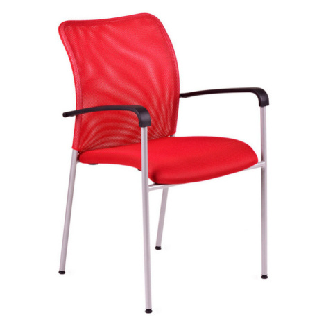 Ergonomická jednací židle OfficePro Triton Gray Barva: červená OFFICE PRO