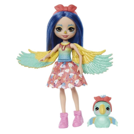 Enchantimals panenka prita parakeet a papoušek flutter, hhb89 Mattel