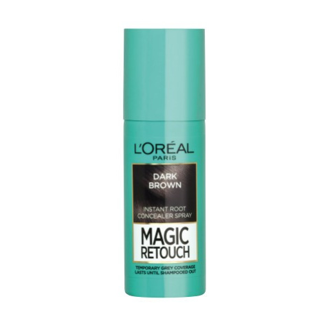 L&#039;Oréal Paris Magic Retouch Sprej pro okamžité zakrytí odrostů tmavá hnědá 75 ml
