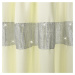 Dekorační závěs se zirkony s řasící páskou AURORA smetanová 145x250 cm (cena za 1 kus) MyBestHom