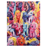 Ilustrace Ponies, Key and Sea, 30 × 40 cm