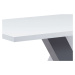 - Jídelní stůl 140x80, bílá MDF vysoký lesk - AT-4005 WT