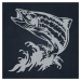 Dárek pro rybáře - Dřevěný obraz ryby - Pstruh