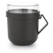 Brabantia Hrnek na polévku Make & Take, 0,6l - Dark Grey