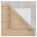 Flair Rugs koberce Kusový koberec Levi Chenille Jute Natural - 160x230 cm