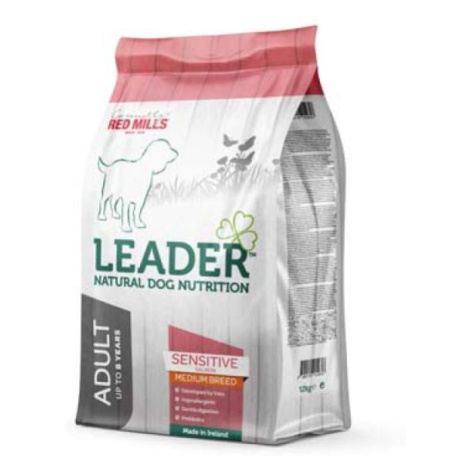 LEADER ADULT Sensitive Salmon Medium Breed 12kg -Hypoalergenní krmivo s lososem pro do